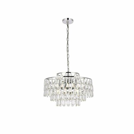 LIGHTING BUSINESS 20 in. Mila Pendant in Chrome LI2954413